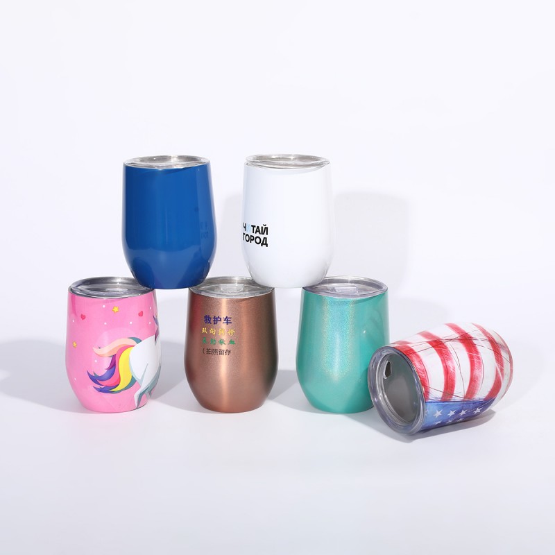 စိတ်ကြိုက် 3D Full-Wrap Print Insulated Wine Tumbler