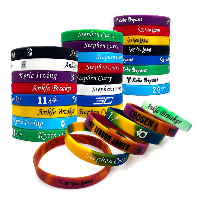 စိတ်ကြိုက် Silicone အားကစားလက်ပတ်များ
