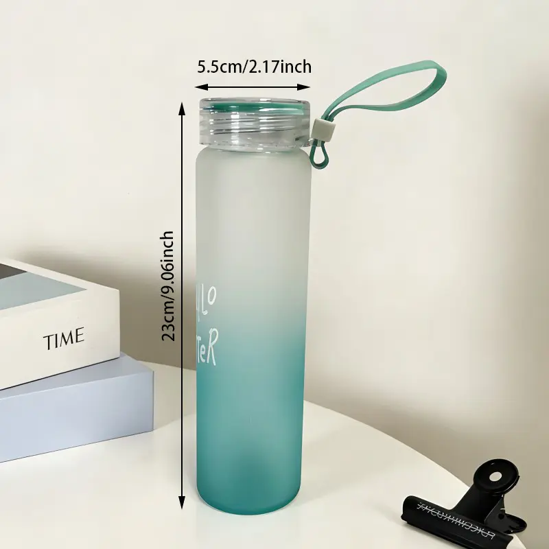 Gradient Frosted Slim Glass ရေပုလင်း
