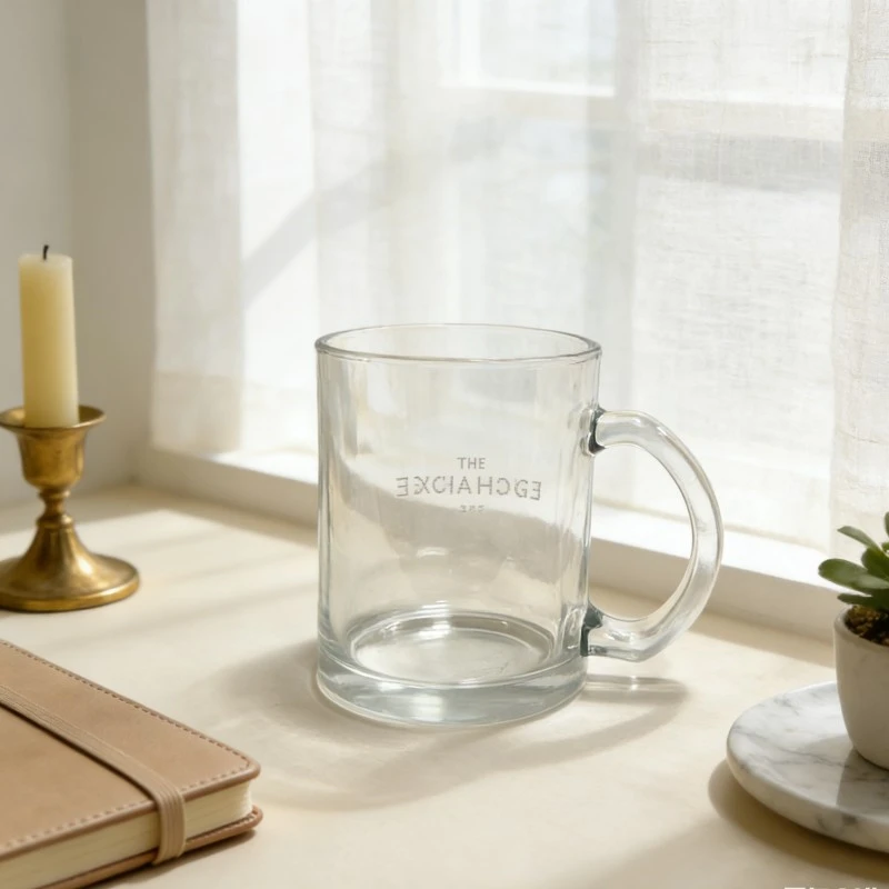 Minimalist Premium Glass Mugs With Handle
