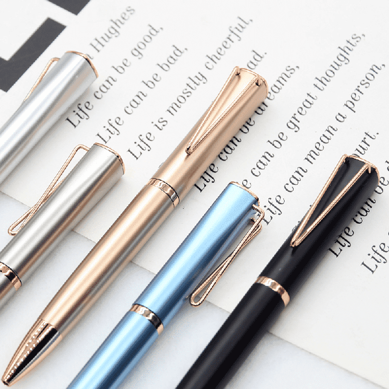 Twist Metal Ballpoint Pen စိတ်ကြိုက်လိုဂို လုပ်ငန်းလက်ဆောင်ဘောပင်