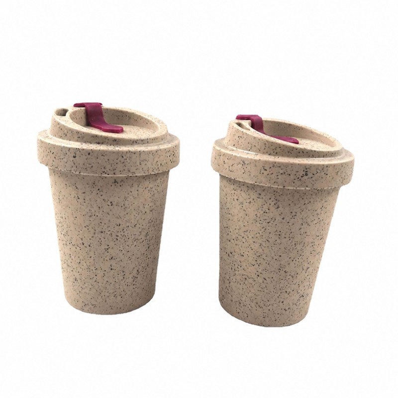 12oz စဉ်ဆက်မပြတ်ကော်ဖီမြေပြင် ပြန်သုံးနိုင်သော ခရီးသွားခွက်