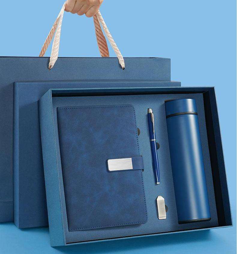 စိတ်ကြိုက် Logo လုပ်ငန်းလက်ဆောင် Notebook Pen Vacuum Flask